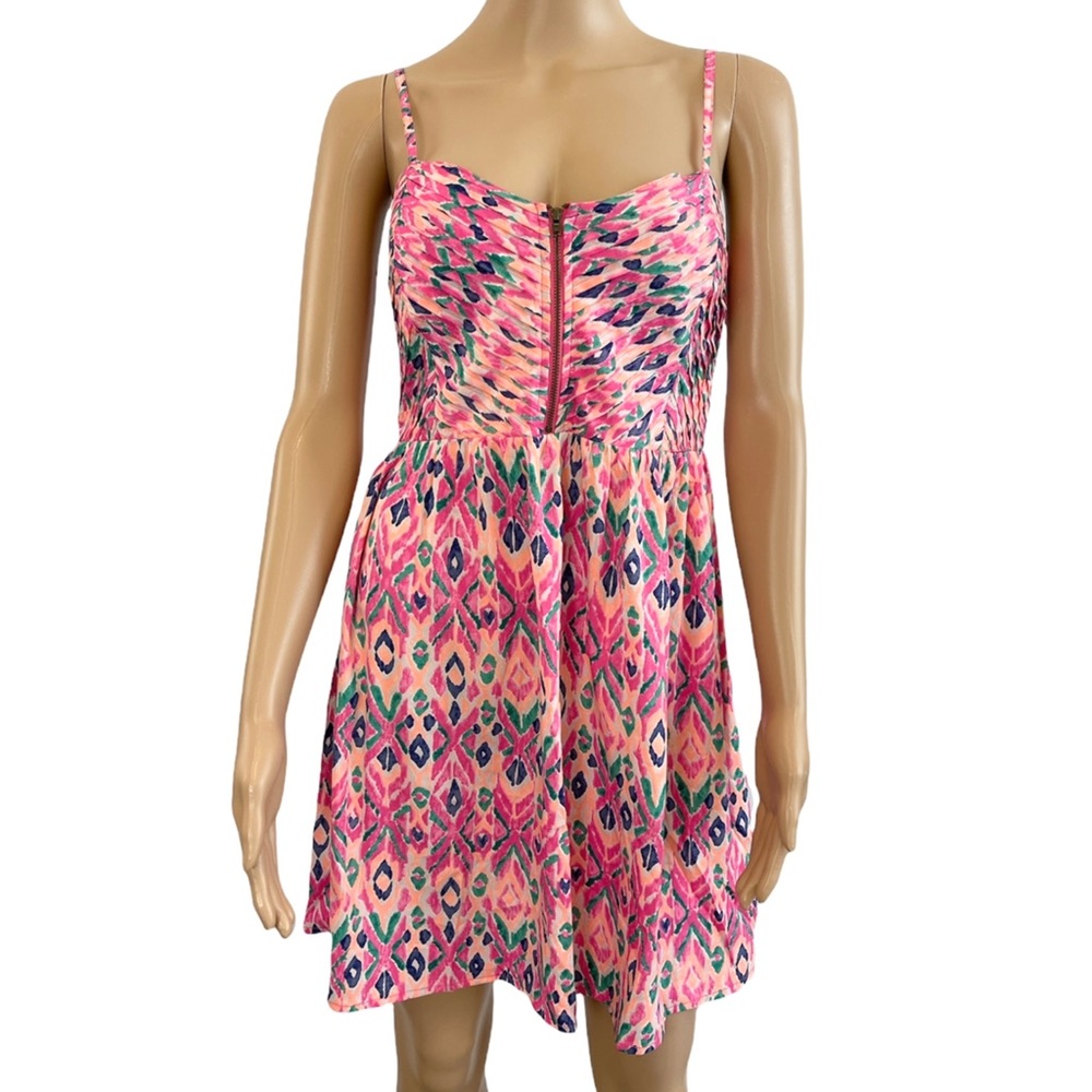 Roxy Multicolor Layered Spaghetti Strap Dress - image 1